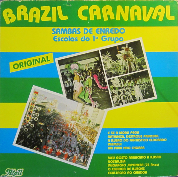 Cover zu Various - Brazil Carnaval; Sambas De Enredo - Escolas Do 1e Grupo | 1983 | Vinyl | Folk, World, & Country | France Schallplatten Ankauf