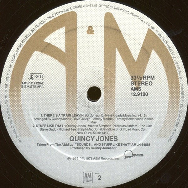 Cover zu Quincy Jones - Ai No Corrida | 1981 | Vinyl | Funk / Soul | Netherlands Schallplatten Ankauf