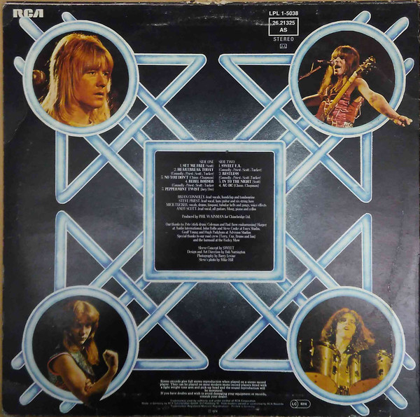 Cover zu The Sweet - Sweet Fanny Adams | Vinyl | Rock | Germany