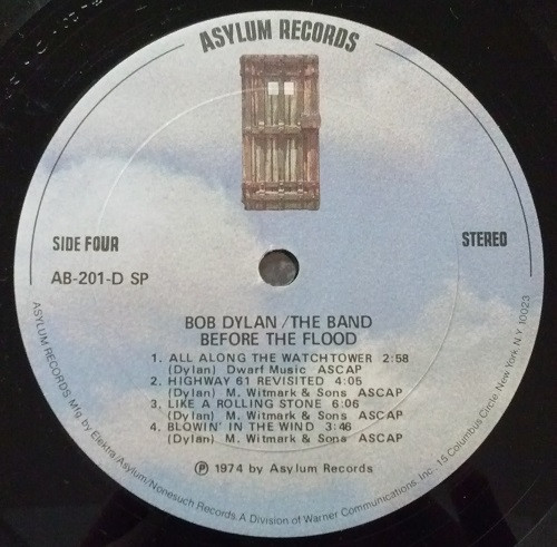 Cover zu Bob Dylan / The Band - Before The Flood | 1974 | Vinyl, LP, Album | Rock | US