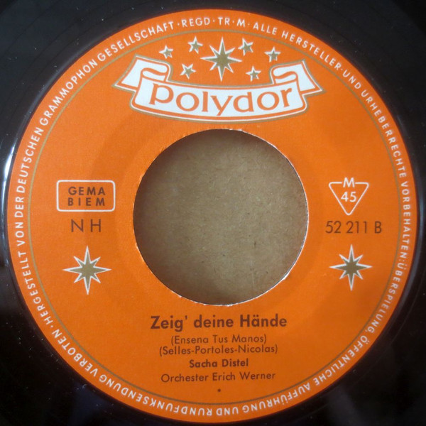 Cover zu Sacha Distel - Der Platz Neben Mir | 1963 | Vinyl | Pop | Germany