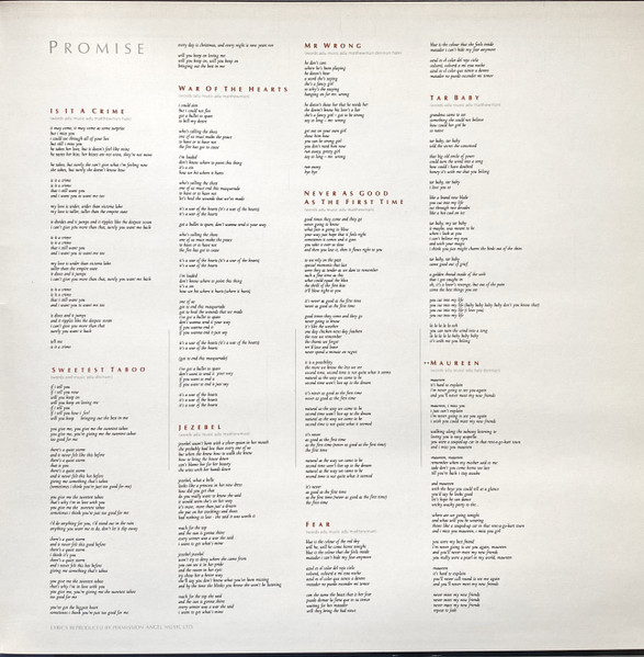 Cover zu Sade - Promise | 1985 | Vinyl, LP, Album, Stereo | Jazz, Funk / Soul | Europe