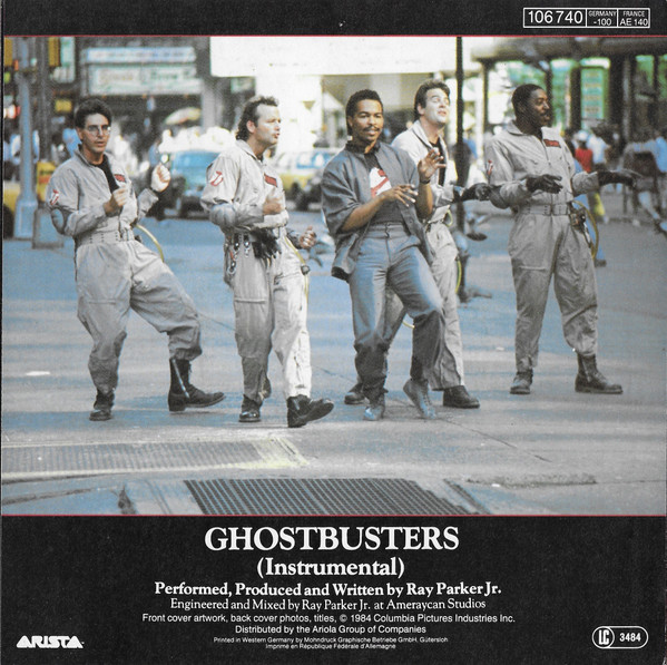 Cover zu Ray Parker Jr. - Ghostbusters | 1984 | Vinyl, 7