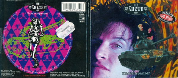 Cover zu Die Ärzte - Friedenspanzer | 1994 | Vinyl | Rock | Germany
