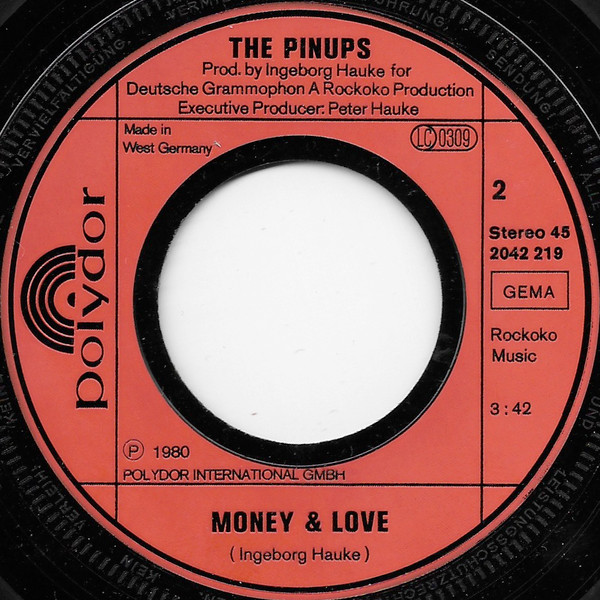 Cover zu The Pinups - New Wave Lover | 1980 | Vinyl | Electronic, Pop | Germany