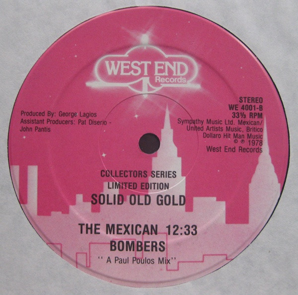 Cover zu Taana Gardner / Bombers - Work That Body / The Mexican | Vinyl | Latin, Funk / Soul | US Schallplatten Ankauf