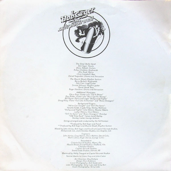 Cover zu Bob Seger And The Silver Bullet Band - Stranger In Town | 1978 | Vinyl | Rock, Blues, Pop | Germany