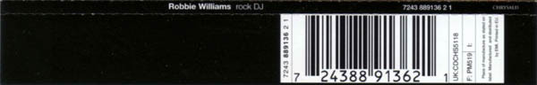 Cover zu Robbie Williams - Rock DJ | 2000 | Vinyl | Electronic, Rock, Pop | Europe Schallplatten Ankauf