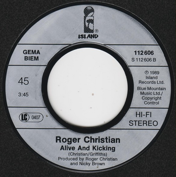Cover zu Roger Christian (2) - Take It From Me | 1989 | Vinyl | Electronic, Pop | Europe