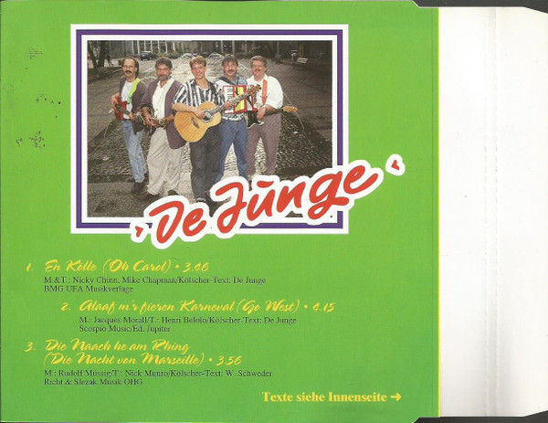 Cover zu De Junge - Alaaf M'r Fieren Karneval | 1994 | Vinyl | Pop | Austria Schallplatten Ankauf