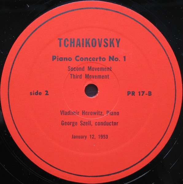 Cover zu Pyotr Ilyich Tchaikovsky : Vladimir Horowitz, George Szell - Piano Concerto No. 1 | Vinyl | Classical Schallplatten Ankauf