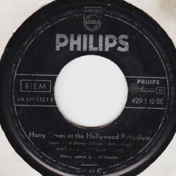 Bild Harry James And His Orchestra – At The Hollywood Palladium | Vinyl, 45 RPM, 7″, EP | Jazz | Germany Schallplatten Ankauf