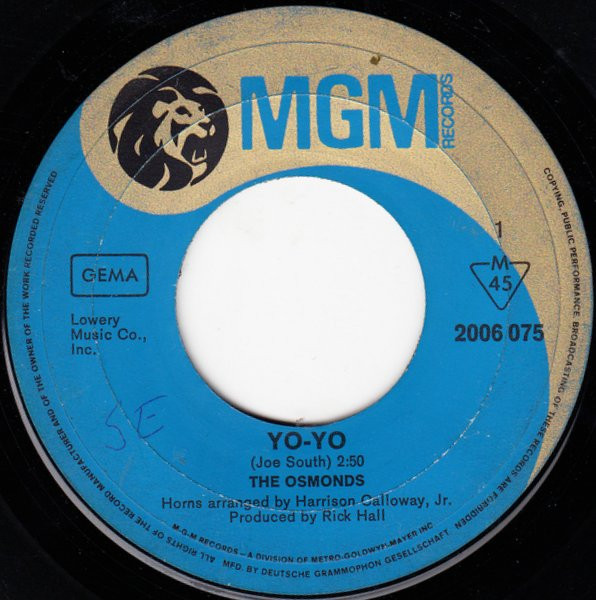 Cover zu The Osmonds - Yo-Yo | 1971 | Vinyl | Rock, Funk / Soul | Germany Schallplatten Ankauf