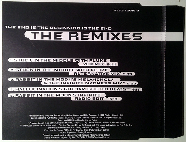 Cover zu The Smashing Pumpkins - The End Is The Beginning Is The End (The Remixes) | 1997 | Vinyl | Electronic, Rock, Stage & Screen | UK & Europe