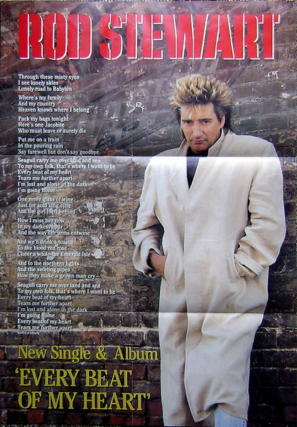 Cover zu Rod Stewart - Every Beat Of My Heart (Tartan Mix) | 1986 | Vinyl | Rock | Europe