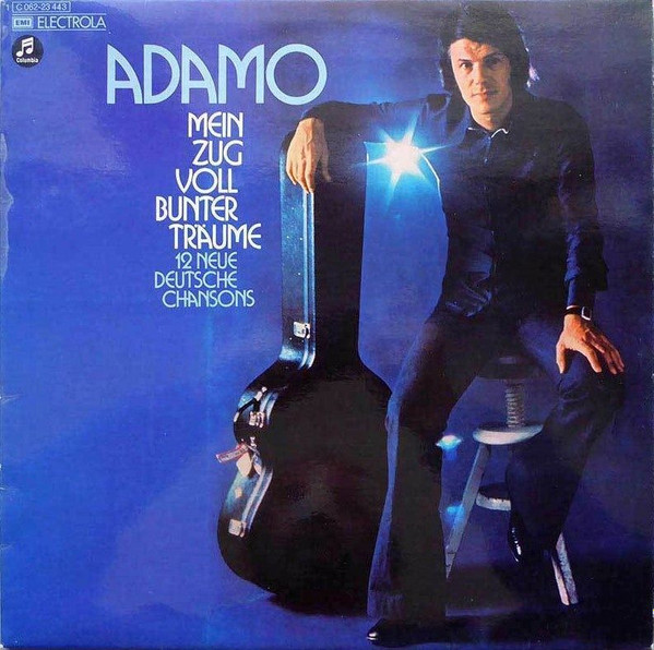 Cover zu Adamo - Mein Zug Voll Bunter Träume (12 Neue Deutsche Chansons) | 1973 | Vinyl | Pop | Germany Schallplatten Ankauf
