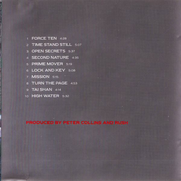 Cover zu Rush - Hold Your Fire | 1987 | CD, Album | Rock | Europe