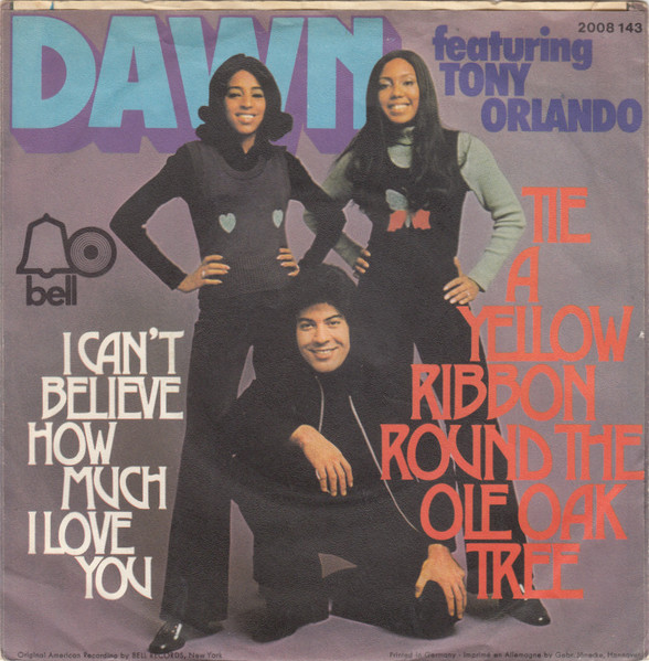 Cover zu Dawn (5) Featuring Tony Orlando - Tie A Yellow Ribbon Round The Ole Oak Tree | 1973 | Vinyl | Pop | Germany