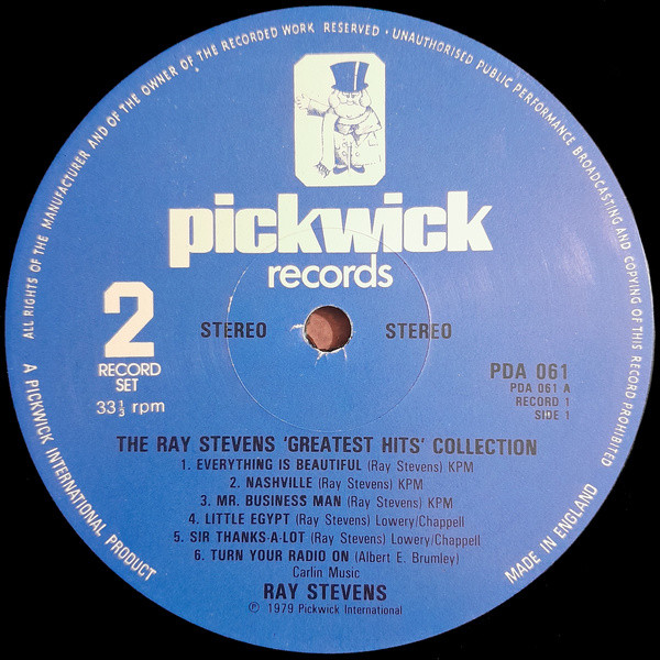 Cover zu Ray Stevens - The Ray Stevens Greatest Hits Collection | 1979 | Vinyl, LP, Compilation | Pop, Folk, World, & Country | UK