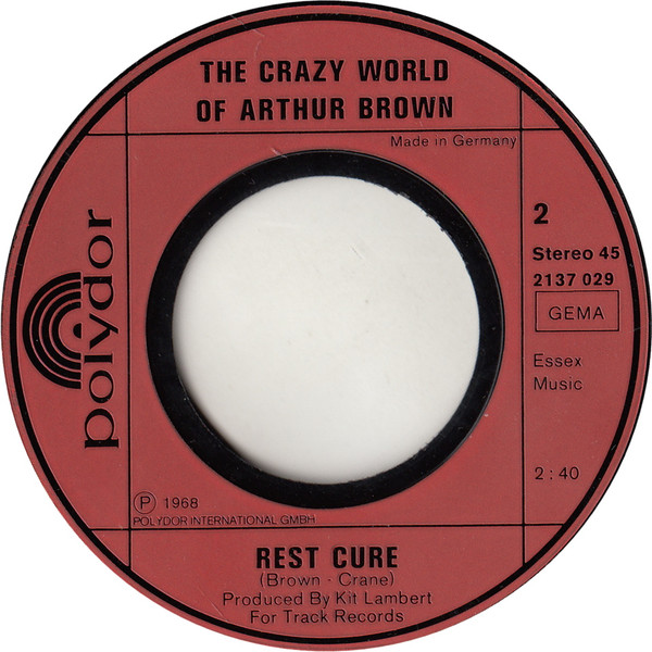 Cover zu The Crazy World Of Arthur Brown - Die Grossen Vier Von The Crazy World Of Arthur Brown | Vinyl | Rock | Germany