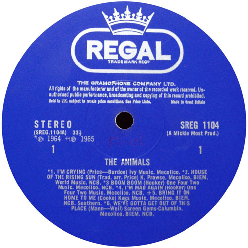 Cover zu The Animals - The Animals | 1968 | Vinyl | Rock, Blues | UK Schallplatten Ankauf