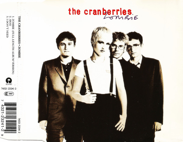 Cover zu The Cranberries - Zombie | 1994 | Vinyl | Rock | Europe Schallplatten Ankauf