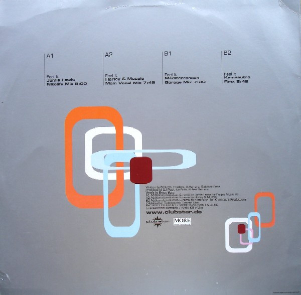 Cover zu DJ Pippi Pres. Natural Colours - Feel It | 2001 | Vinyl | Electronic | Germany
