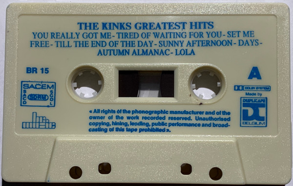 Cover zu The Kinks - Greatest Hits | 1984 | Vinyl | Rock | Belgium Schallplatten Ankauf
