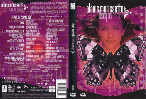 Cover zu Alanis Morissette - Feast On Scraps | 2002 | DVD, DVD-Video, Multichannel, PAL, Copy Protected, CD, Compilation, Enhanced | Electronic, Rock, Pop | Europe