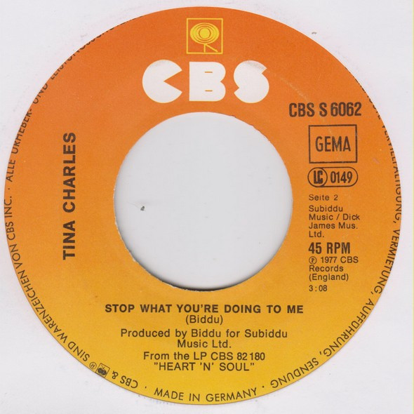 Cover zu Tina Charles - I'll Go Where Your Music Takes Me | 1978 | Vinyl | Funk / Soul | Germany