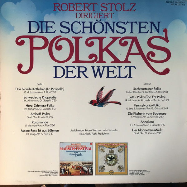 Cover zu Robert Stolz - Die Schönsten Polkas Der Welt | 1974 | Vinyl | Classical | Germany Schallplatten Ankauf