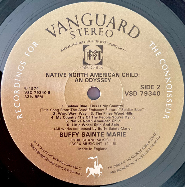 Cover zu Buffy Sainte-Marie - Native North-American Child: An Odyssey | 1974 | Vinyl | Rock | UK