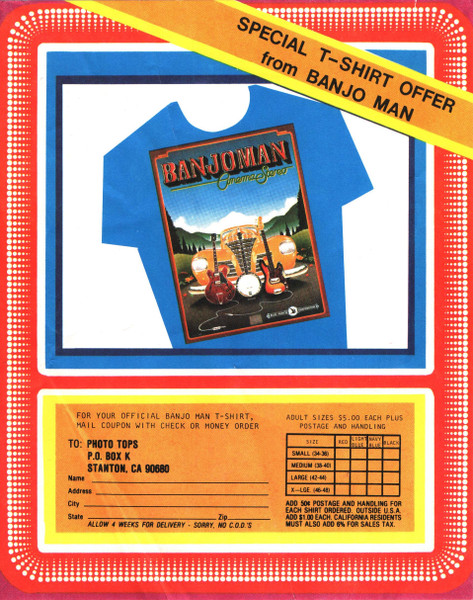 Cover zu Various - Banjoman - The Original Soundtrack | 1977 | Vinyl | Rock, Folk, World, & Country | US
