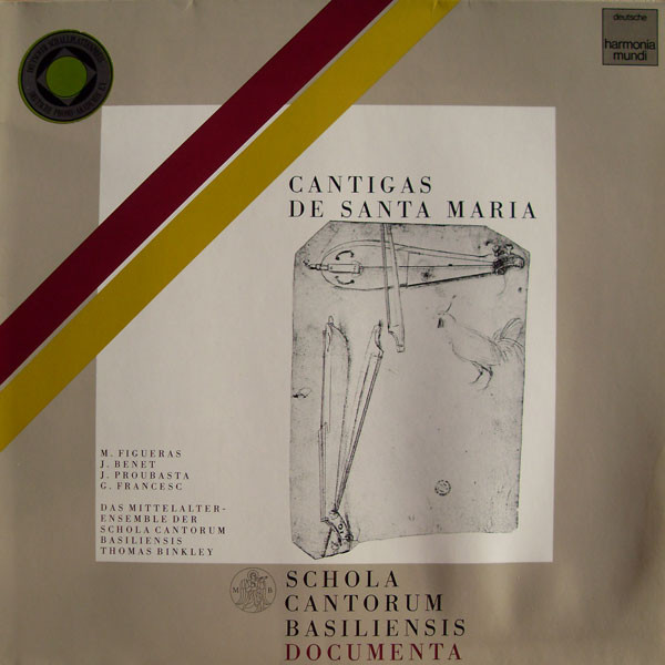Cover zu Schola Cantorum Basiliensis / Montserrat Figueras / Josep Benet / Joaquim Proubasta / Thomas Binkley - Cantigas De Santa Maria | 1980 | Vinyl | Classical | Germany Schallplatten Ankauf