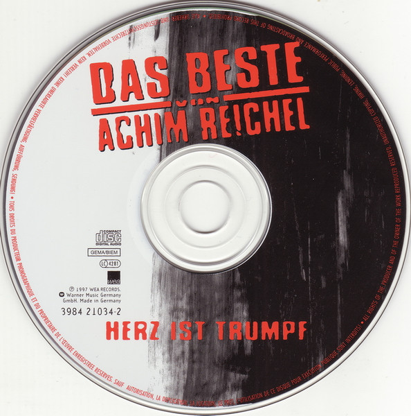 Cover zu Achim Reichel - Herz Ist Trumpf - Das Beste Von Achim Reichel | 1997 | Vinyl | Rock | Germany