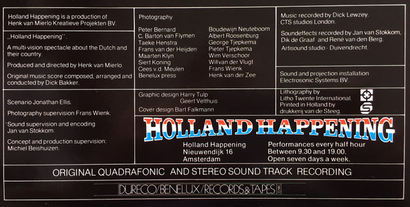 Cover zu Dick Bakker - Holland Happening | 1980 | Vinyl | Stage & Screen | Netherlands