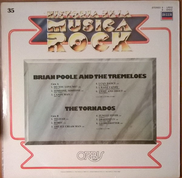 Cover zu Brian Poole & The Tremeloes, The Tornados - Brian Poole And The Tremeloes / The Tornados | 1982 | Vinyl | Rock | Spain