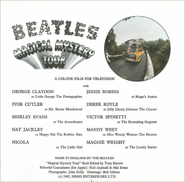 Cover zu The Beatles - Magical Mystery Tour | 1967 | Vinyl | Rock, Stage & Screen | UK Schallplatten Ankauf