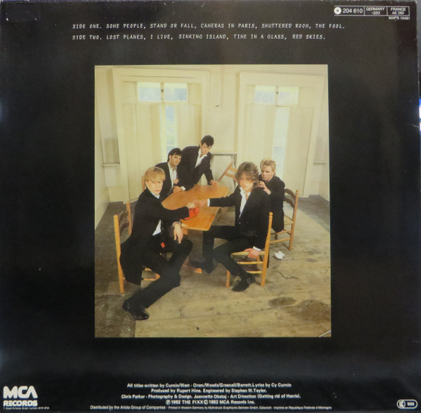 Cover zu The Fixx - Shuttered Room | 1982 | Vinyl, LP, Album, Stereo | Electronic, Rock | Europe