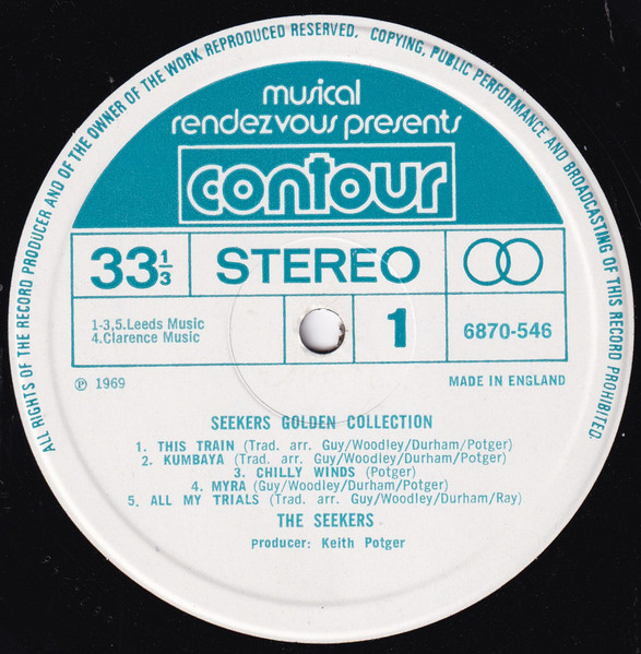Cover zu The Seekers - Seekers Golden Collection | Vinyl | Pop, Folk, World, & Country | UK Schallplatten Ankauf