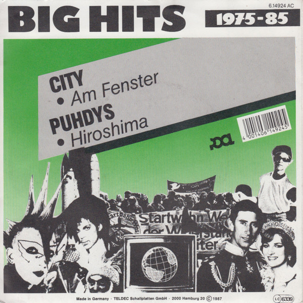 Cover zu City (3) / Puhdys - Am Fenster / Hiroshima | 1987 | Vinyl, 7