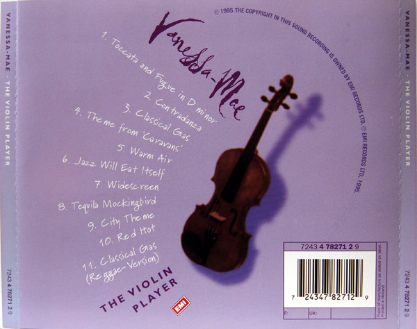 Cover zu Vanessa-Mae - The Violin Player | 1995 | CD, Album, Stereo | Electronic, Jazz, Reggae, Pop | Europe Schallplatten Ankauf