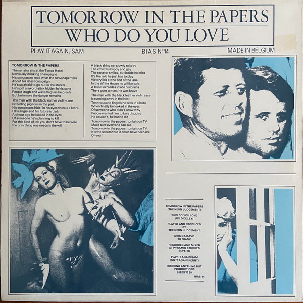 Cover zu The Neon Judgement - Tomorrow In The Papers | 1985 | Vinyl, 12