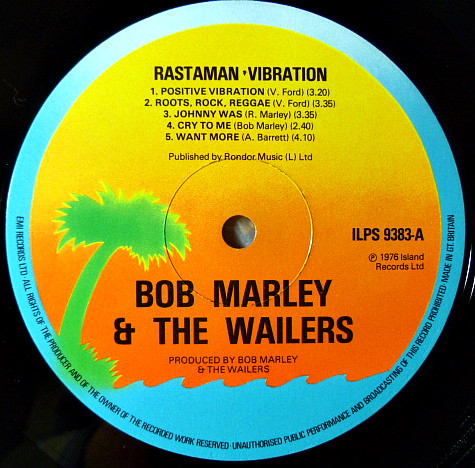 Cover zu Bob Marley & The Wailers - Rastaman Vibration | 1977 | Vinyl | Reggae | UK