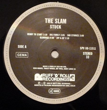 Cover zu The Slam (2) - Stuck | 1990 | Vinyl | Rock | Germany Schallplatten Ankauf
