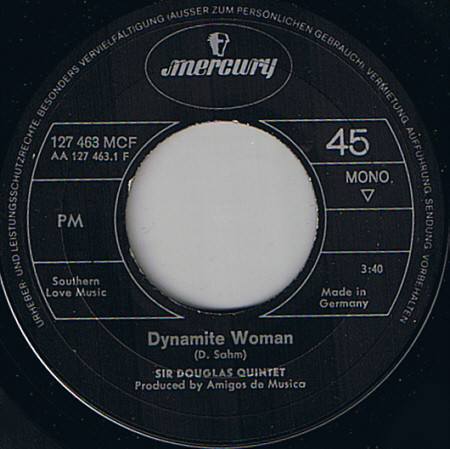 Cover zu Sir Douglas Quintet - Dynamite Woman | 1969 | Vinyl | Rock | Germany
