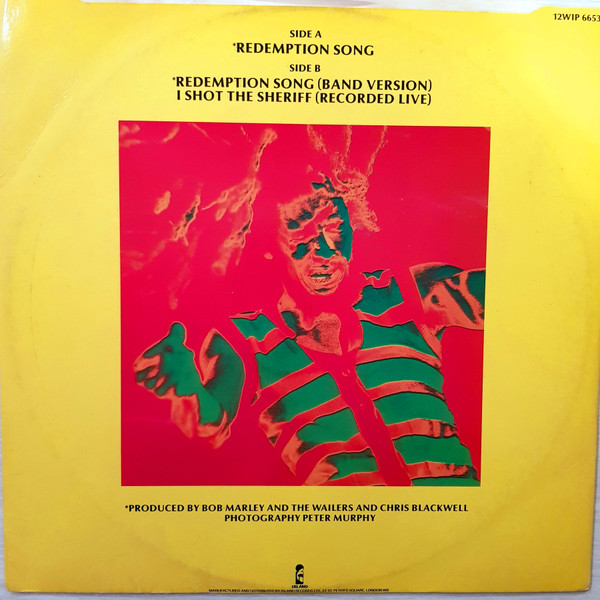 Cover zu Bob Marley & The Wailers - Redemption Song | 1980 | Vinyl | Reggae | UK Schallplatten Ankauf