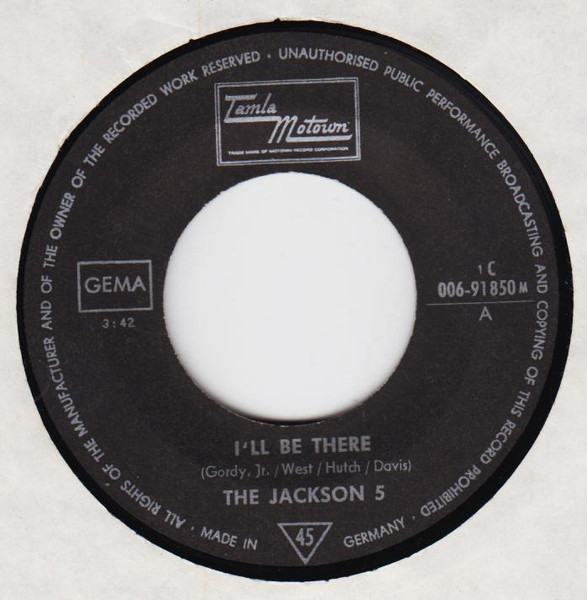 Cover zu The Jackson 5 - I'll Be There | 1970 | Vinyl | Funk / Soul | Germany