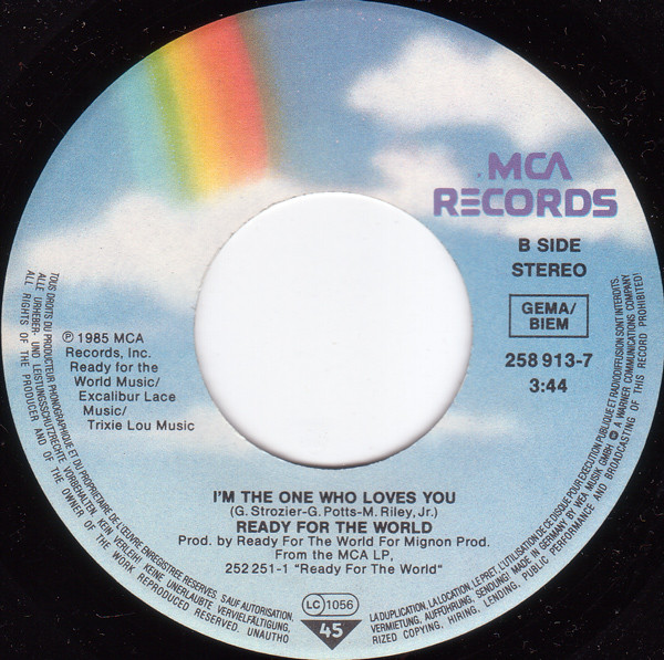 Cover zu Ready For The World - Oh Sheila | 1985 | Vinyl | Electronic, Funk / Soul, Pop | Germany Schallplatten Ankauf