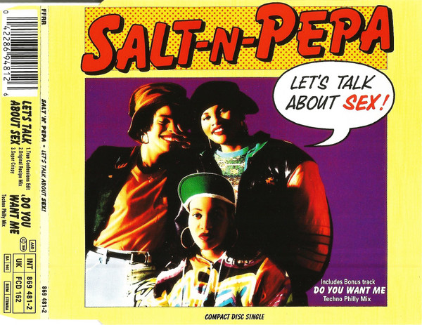 Cover zu Salt 'N' Pepa - Let's Talk About Sex! | 1991 | Vinyl | Electronic, Hip Hop, Pop | Europe Schallplatten Ankauf